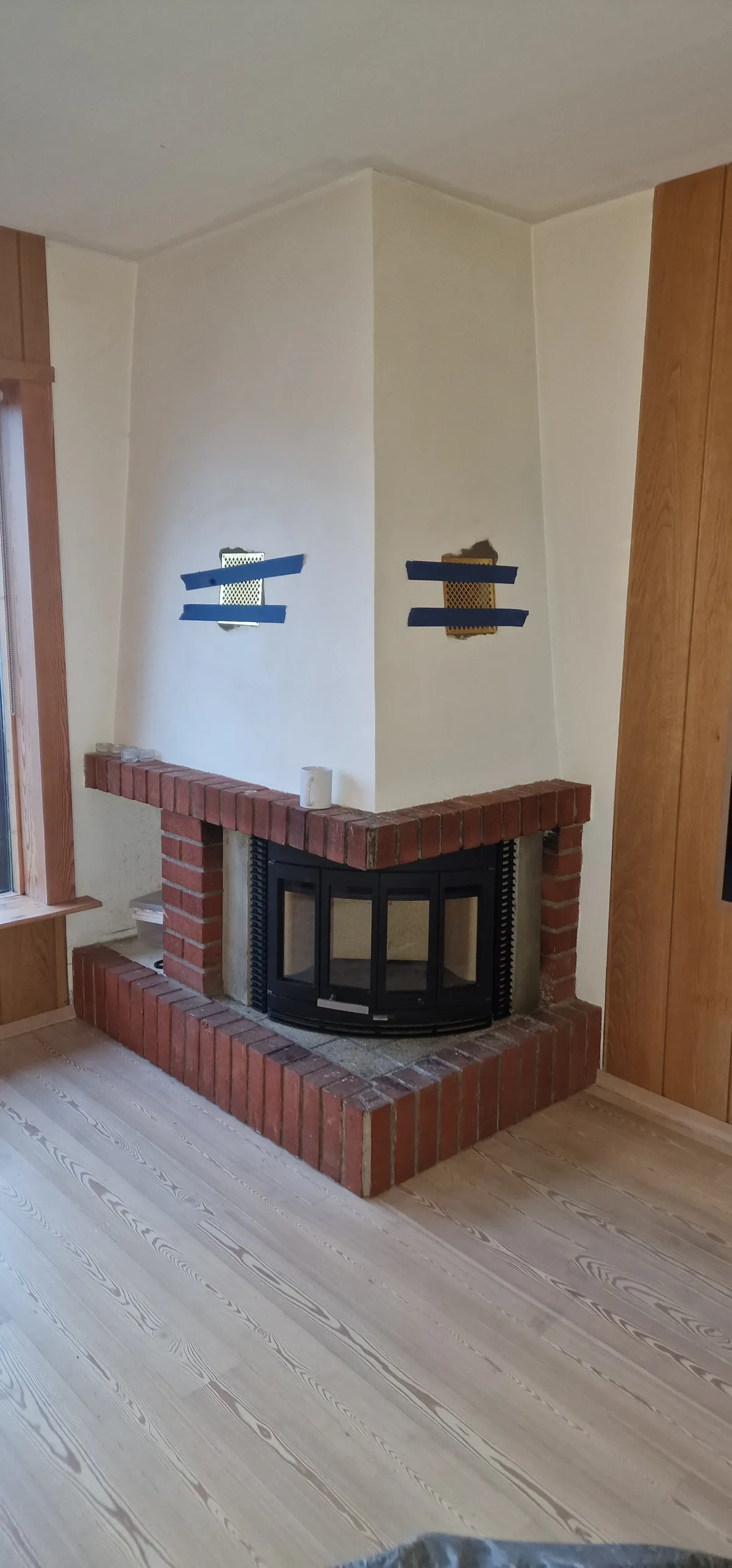 Jøtul Peisinnsats i gammel grue med ventiler